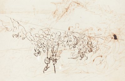 Senofonte e i Greci che Avvistano il Mare [verso] da Benjamin Robert Haydon