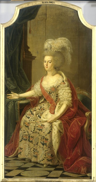 Frederika Sofia Guglielmina di Prussia da Benjamin Samuel Bolomey