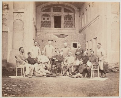Gruppo di ufficiali ingegneri, Kandahar da Benjamin Simpson