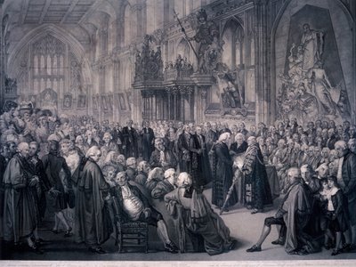 Inaugurazione del sindaco Nathaniel Newnham, Londra da Benjamin Smith