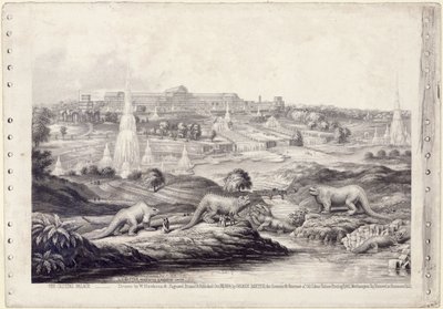 Il Crystal Palace da Benjamin Waterhouse Hawkins