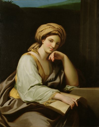 Una Sibilla con un libro, dopo un dipinto di Raphael Mengs, c.1761 da Benjamin West