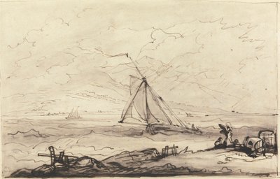Una Burrasca al Largo di una Costa Montuosa da Benjamin West