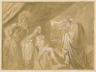 La confidenza di Alessandro con il suo medico Filippo da Benjamin West