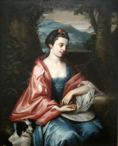 Ann Allen, in seguito signora John Penn da Benjamin West