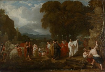 Cicerone scopre la tomba di Archimede da Benjamin West