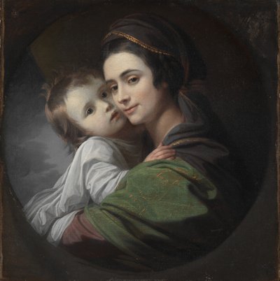 Elizabeth Shewell West e suo figlio, Raphael da Benjamin West