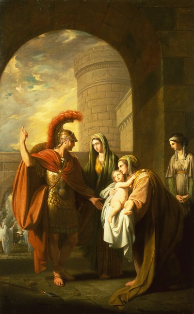 Ettore che si Congeda da Andromaca da Benjamin West