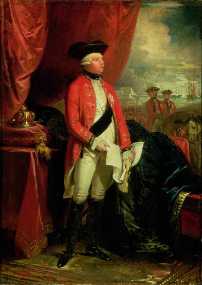 Re Giorgio III (1738-1820) da Benjamin West