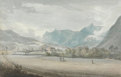 Paesaggio montuoso con figure da Benjamin West