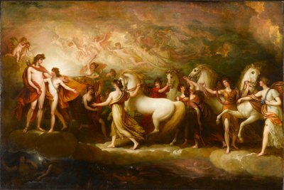 Faetonte chiede ad Apollo di guidare il carro del Sole, 1804 da Benjamin West
