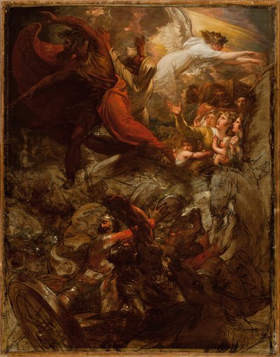 Il faraone e il suo esercito perduti nel Mar Rosso, 1792 e dopo il 1800 da Benjamin West