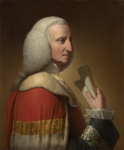 Ritratto di George, Primo Lord Lyttelton, c.1772 da Benjamin West