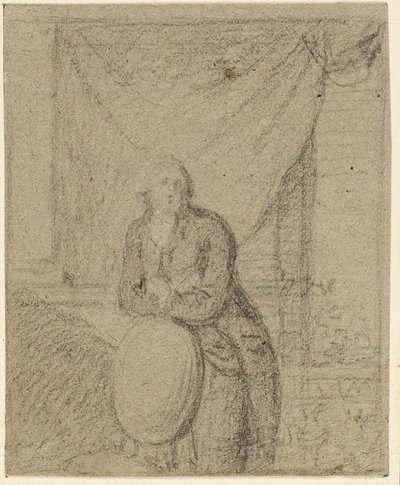 Ritratto di uomo in piedi davanti alla finestra da Benjamin West