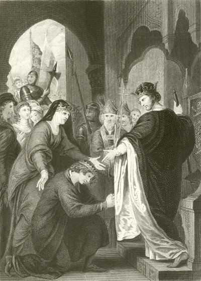 La Sottomissione del Principe Giovanni a Riccardo I da Benjamin West
