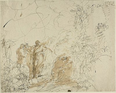 San Paolo scuote la vipera da Benjamin West