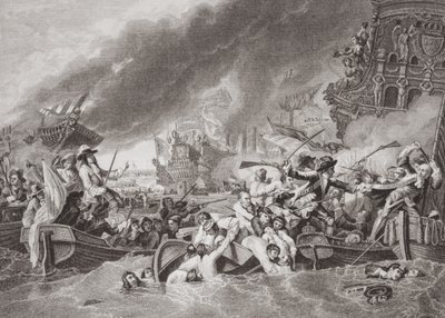 La Battaglia di La Hogue, Distruzione della Flotta Francese, 22 maggio 1692, da 