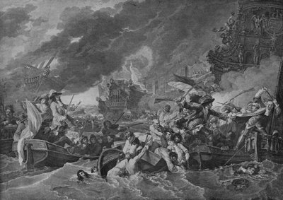 La battaglia di La Hogue, c1781 da Benjamin West