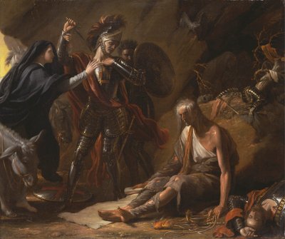 La caverna della disperazione da Benjamin West