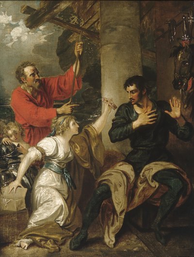 La Dama e Orlando da Benjamin West