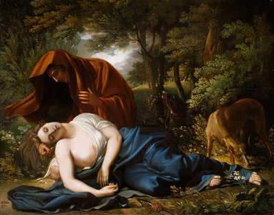 La morte di Procris da Benjamin West