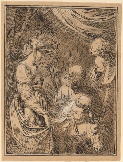 La fuga in Egitto da Benjamin West