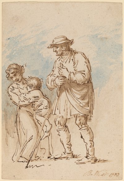 Famiglia di vagabondi da Benjamin West