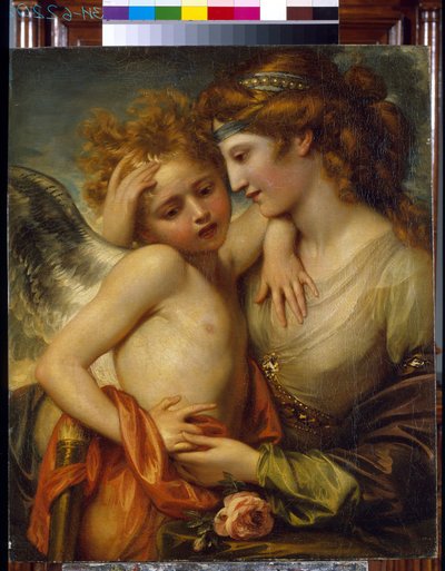 Venere consola Cupido punto da un