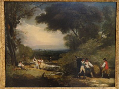 Taglialegna nel Parco di Windsor da Benjamin West