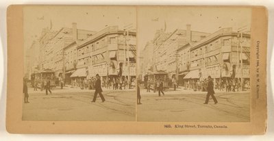 King Street, Toronto, Canada. da Benjamin West Kilburn
