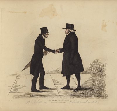 Eminenti Edimburghesi, alias Ateniesi Moderni, Rev John Hunter, MA, della Chiesa di Tron, Rev Dr Brunton, suo collega, Professore di Ebraico, ecc. da Benjamin William Crombie