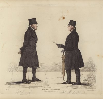 Eminenti Edimburghesi, alias Ateniesi Moderni, Robert Forsyth, Esq, Avvocato, John Shank More, Esq, LLD, Avvocato da Benjamin William Crombie