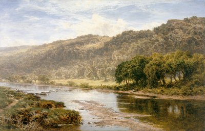 Sulla Llugwy sotto Capel Curig da Benjamin Williams Leader
