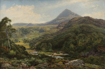 Valle tranquilla tra le colline gallesi da Benjamin Williams Leader