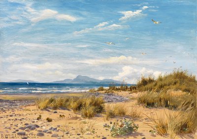 La costa del Carnarvonshire da Benjamin Williams Leader