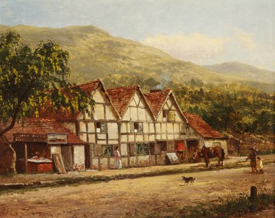 La vecchia bottega del fabbro, Great Malvern da Benjamin Williams Leader