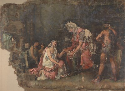 Sofonisba inginocchiata davanti a Massinissa, regina di Numidia da Benjamin Wolff
