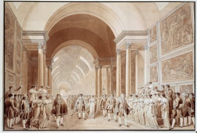 Vista del corteo nuziale di Napoleone I (1769-1821) con l