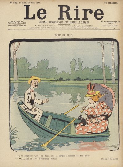 Illustrazione per Le Rire da Benjamin Rabier