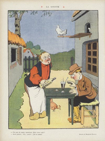 Illustrazione per Le Rire da Benjamin Rabier