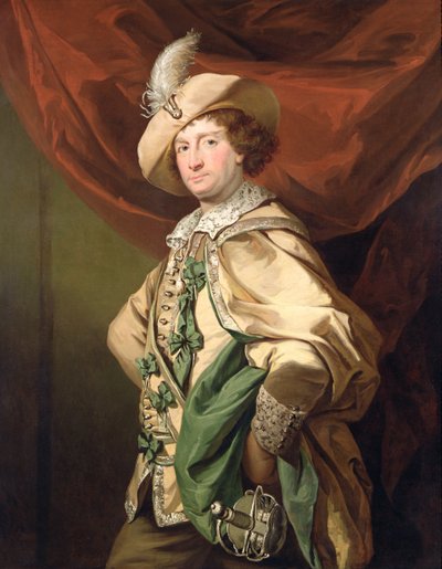 Henry Woodward come Petruchio, c.1773-74 da Benjamin van der Gucht