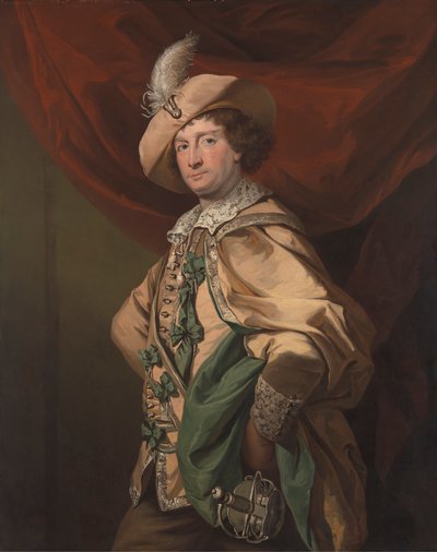 Henry Woodward come Petruchio in Catherine e Petruchio, una versione di Garrick de 