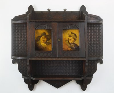 Armadio a muro con placche in ceramica, c. 1890 da Benn Pitman
