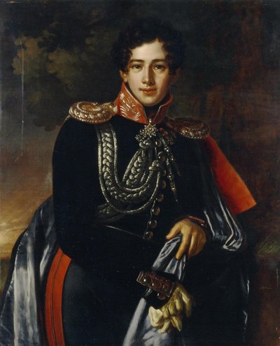 Ritratto del conte Nikolay Alexandrovich Samoylov 1800-1842, ca 1825 da Benois Charles Mitoire