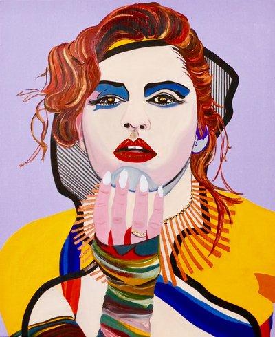 La Nef des fous: Astrid, 2020 (olio su tela) da Benoit Erwann Boucherot