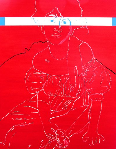 Miss N. 2, 2000 (olio su tela) da Benoit Erwann Boucherot