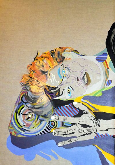 Surportrait: Hippolyte, atto 2, 2016 (olio su tela) da Benoit Erwann Boucherot