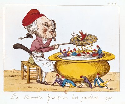 Il vaso purificatore dei giacobini da Benoit Louis Henriquez