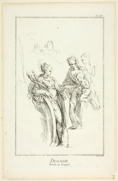 Design: Schizzo, da Encyclopédie da Benoit Louis Prevost
