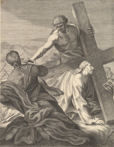 Cristo che porta la croce da Benoit Thiboust